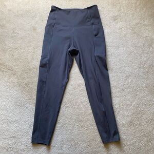 Girlfriend Collective High Rise Compressive Pocket Leggings Grey Womens Small